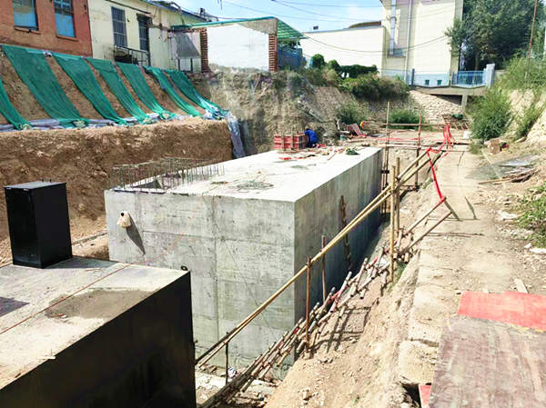 Jinchuan Group No. 2 Mining Area 800-ton domestic sewage treatment project site