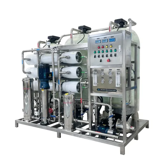 3T/H Industrial RO Water Purifier System – Automated with Pump & PLC