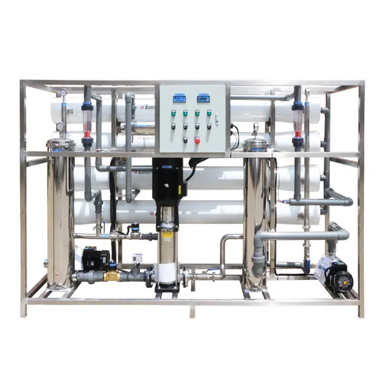 8T/H High-Efficiency Automatic RO Water Purification System with PLC Control